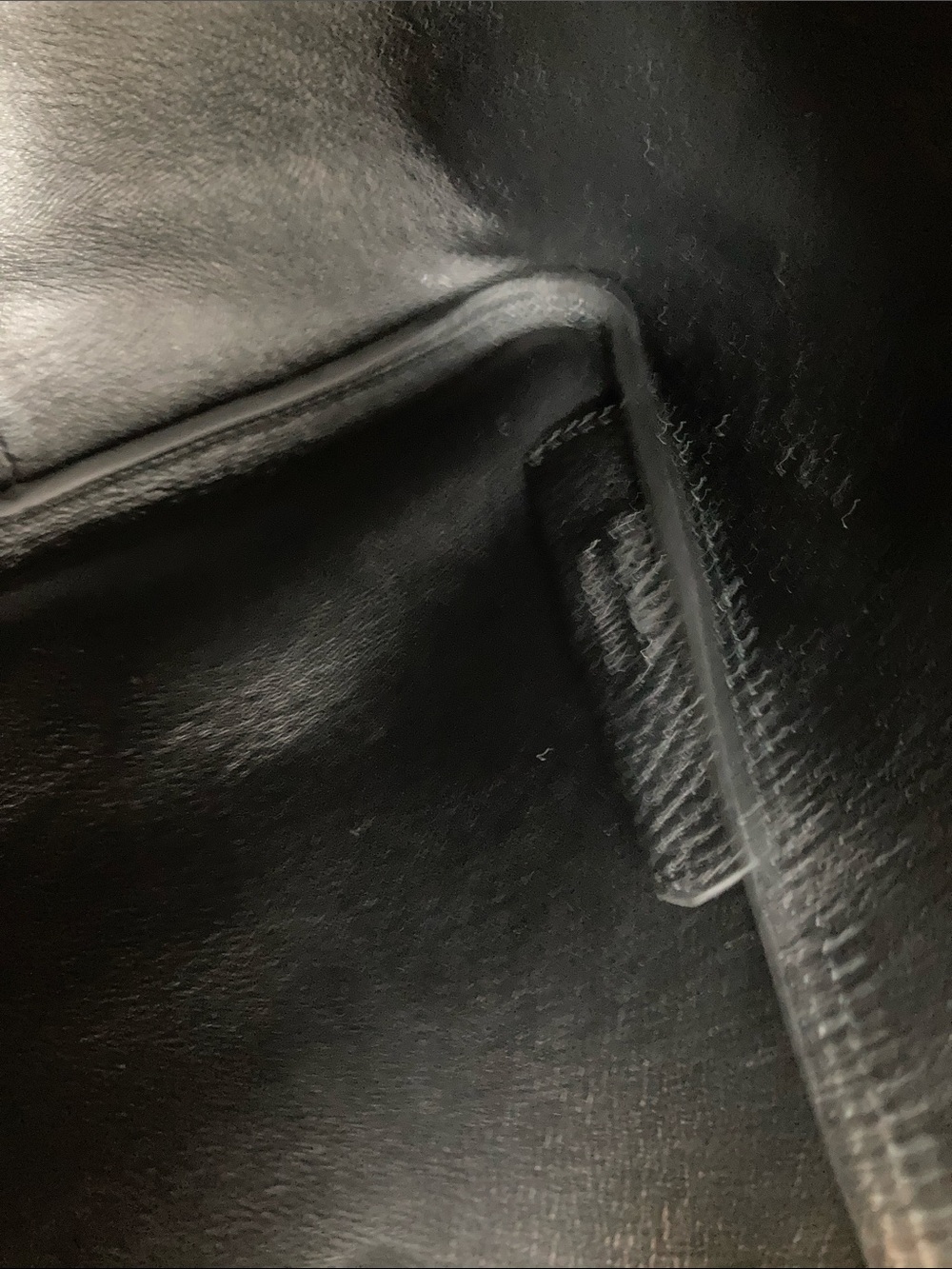 Prada Black Pebbled Leather Tote with Silver Logo - Picture 10 of 12